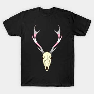 Demigirl Pride Deer Skull T-Shirt